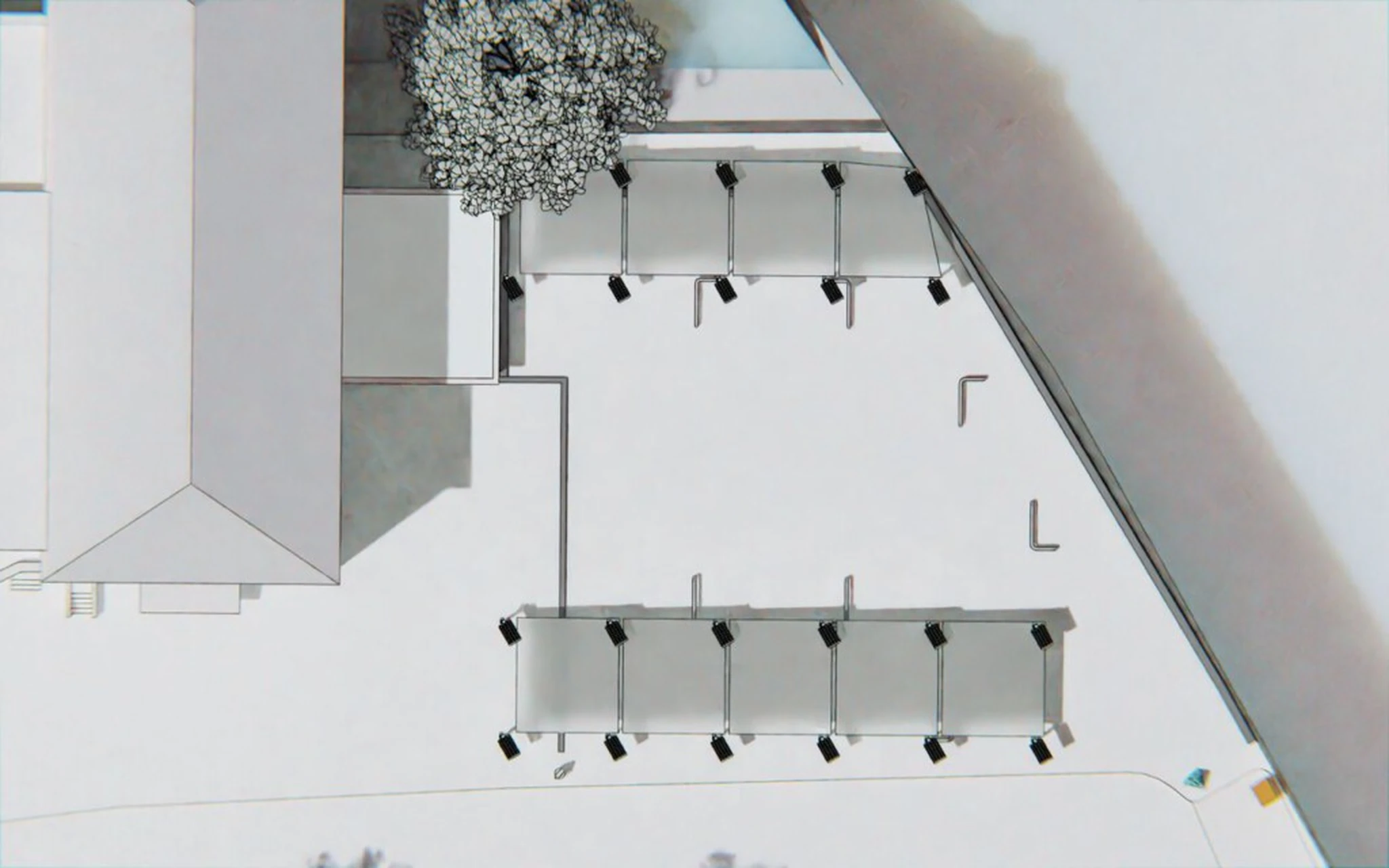 DogShitSpot — Lageplan-Rendering des Geländes